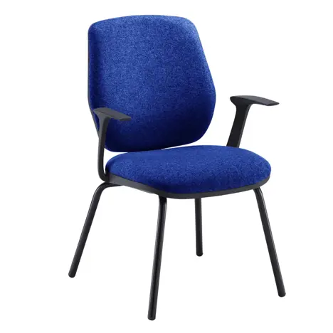 Tegan Fabric 4 Leg Frame Meeting Chair - Hamition - FL010